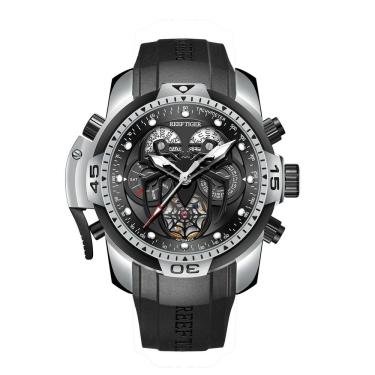 Imagem de Relógio Masculino Reef Tiger Rga3532sp à Prova D'água Cinza Escuro