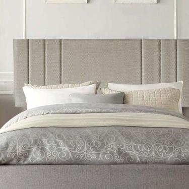 Imagem de Painel Estofada Grécia 160cm Queen Size Para Cama Box Quarto Linho Bege - Gat Magazine