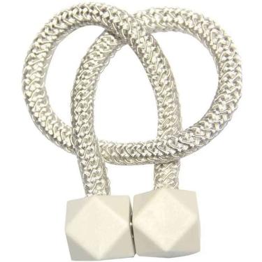 Imagem de Kit 2 Prendedor De Cortina Magnético Multifuncional