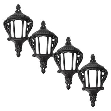 Imagem de Kit 4 Arandelas Externa Interna De Parede Em Ferro Fundido