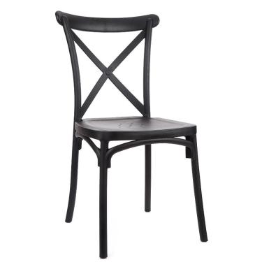 Imagem de Cadeira De Design Katrina Interior E Exterior Preto