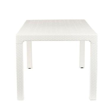 Imagem de Mesa Rattan Mônaco 90x90cm Branco