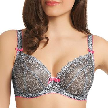 Imagem de Freya Sutiã feminino Jungle Fever com aro e decote profundo, Monocromá, 32FF