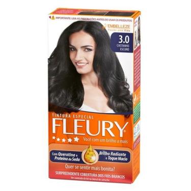 Imagem de Tintura Especial Fleury Castanho Escuro 3.0 - EMBELLEZE