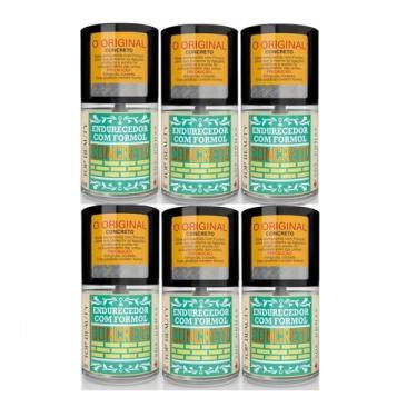 Imagem de Kit 6 Bases De Unha Concreto Edurecedor Top Beauty 7Ml