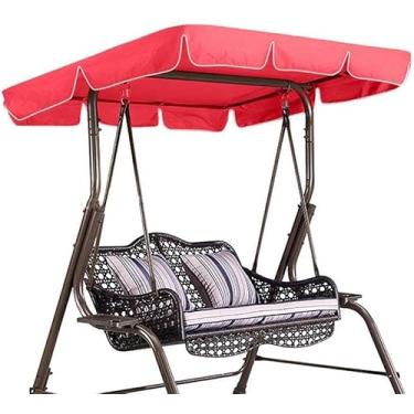 Imagem de Cópia De Substituição Para Assento De Balanço 2 & 3 Lugares Tamanhos De Capa De Rede Top Garden Outdoor, Brown, 142x120cm(56x47'')