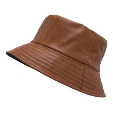 Imagem de Chapéu Bucket Balde Em material sintético Moda Blogueira Com Aba - oem