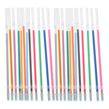 Imagem de KALLORY Recargas de caneta com glitter, 48 cores, conjunto de canetas de gel com glitter de 0,5 mm, refil de canetas de gel coloridas, conjunto de refil de glitter neon para artesanato, desenho