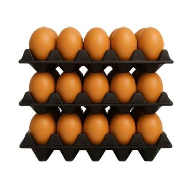 Imagem de Kit 3 Cartela De Ovos Plástica Bandeja 30 Ovos Higiênica - Global Cont