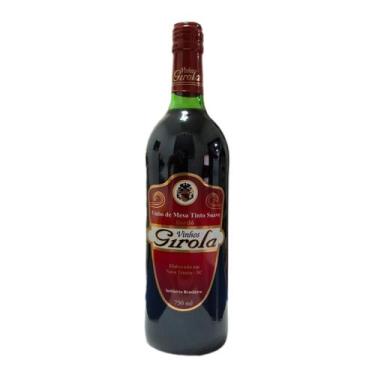 Imagem de Vinho girola tinto de mesa suave uva bordo garrafa vidro 750ml - VINÍC