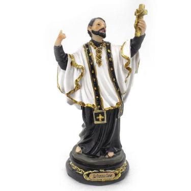 Imagem de São Francisco Xavier Resina 15 cm - Missionário Jesuíta - Amém Decoraç