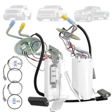 Imagem de Conjunto de bomba de combustível dianteiro e traseiro compatível com Ford F-150 F-250 F-350 1992-1997, substitui SP2005H SP2007H