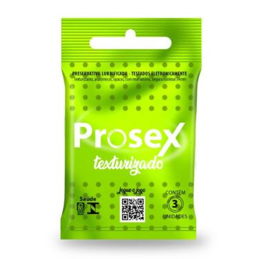 Imagem de Preservativo Prosex Texturizado Premium 3 Unidades