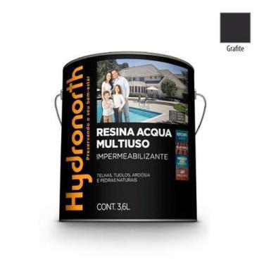 Imagem de Resina Acqua Color Multiuso Grafite Universal 1 Litro - Hydronorth
