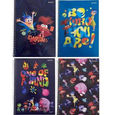 Imagem de Caderno Espiral Capa Dura - 80 Folhas - Divertida Mente 2 - StarSchool