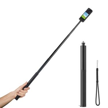 Imagem de OURHZTB Bastão de selfie invisível para câmera de ação Insta360 X5 X4, haste longa de extensão (135 cm/53,1 polegadas) para DJI OSMO Pocket 3/Action 4, bastão de câmera monopé estendido com suporte de