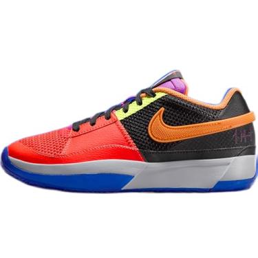 Imagem de Nike Ja 1 Tênis de basquete masculino, Preto/azul racer/carmesim brilhante/multicolorido, 41