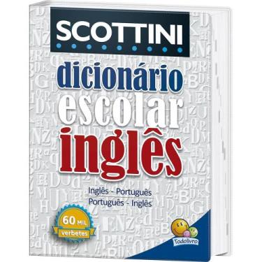 Imagem de Livro - Scottini - Dicionário Inglês: 60 mil verbetes (Capa PVC)