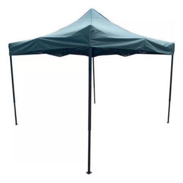 Imagem de Tenda Gebo Dobrável Aço Reforçado Impermeável 3X3M Verde - Jhc