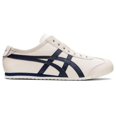 Imagem de Onitsuka Tiger Mexico 66 Slip-on Sneaker para homem, Bege Bleu Nuit, 45 EU