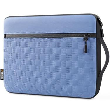 Imagem de DOMISO Bolsa para laptop de 14 polegadas para MacBook Pro M3 / M2 / M1 A2779 A2442 capa impermeável para laptop de 14 polegadas compatível com MacBook Pro 14, azul
