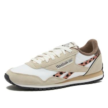 Imagem de Reebok Tênis feminino clássico Az Legacy, sapatos esportivos casuais, Giz/bege clássico/cinza Trek, 35