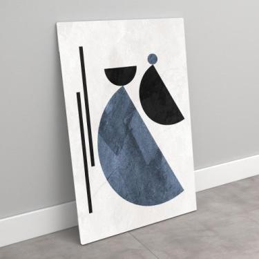 Imagem de Quadro decorativo formas abstratas - MeMoldura, Chassi Borda Infinita,