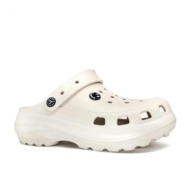 Imagem de Nova Babuche Plataforma comforto Alta Macia Nuvem (branco, BR, Adulto, Numérico, 39)