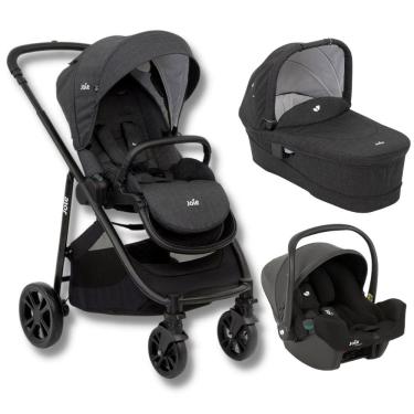 Imagem de Carrinho Versatrax Trio Preto Pavamet + Bebe Conforto + Moises - Joie