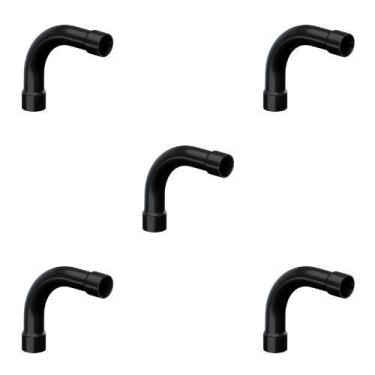 Imagem de Kit 5 curva pvc 3/4 - SEMELHANTE