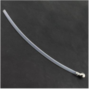 Imagem de TAODAN Mangueira de sucção de canhão de espuma para lavagem de carro de 22 cm, esfera de filtro de aço inoxidável, acessórios de tubo transparente, adequado para a maioria das pistolas de bolhas