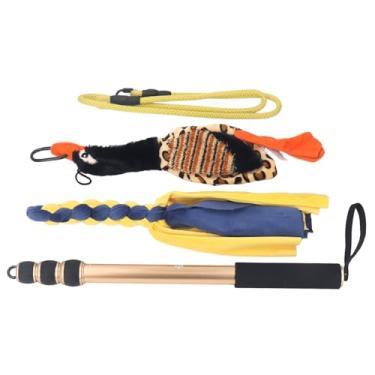 Imagem de Generic Brinquedo de Pólo de Flerte de Cães, 52N Length Length Fun Fun Muscle Exercício Cão Extendeável Teaser Ligia de Alumínio para Treinamento para Externo