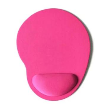Imagem de Mouse Pad Ergonômico Com Apoio Para Pulso Rosa