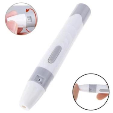 Imagem de Caneta Lancetadora Universal Regulável P/ Glicose Diabetes - Bioland