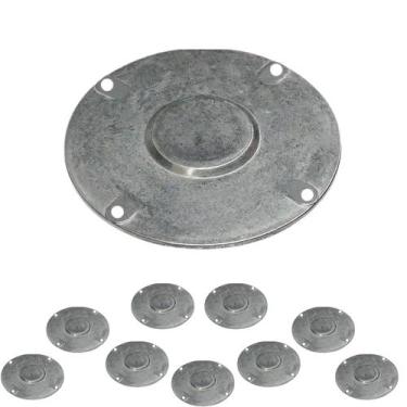 Imagem de 20 Tampa P/condulete Redondo Alumínio Medida 3/4 Sieg