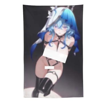 Imagem de LIEGBMEU Sexy Bikini Hot Anime Girl Tapeçaria 152.4 cm x 228.6 cm Interior Exterior Wall Quilt Art Decoração de Tapeçaria Caprichosa, AE44