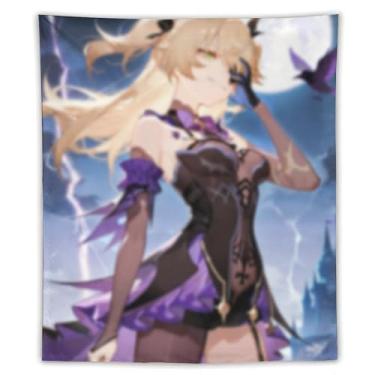 Imagem de LIEGBMEU Sexy Bikini Hot Anime Girl Tapeçaria 127.0 cmx152.4 cm Interior Exterior Wall Quilt Art Decoração de Tapeçaria Caprichosa, AF177