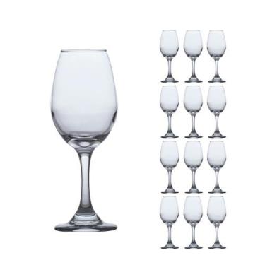 Imagem de Taça de Vinho para Degustação Agua 365ml Luxo - 12 Unidades - CRISTAR,