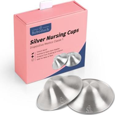 Imagem de Copos de amamentação Nipple Shields Boboduck Trilaminate 999 Silver