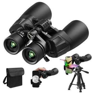 Imagem de Binóculos EEDABROS 10-30x50 HD Zoom com adaptador de telefone e tripé