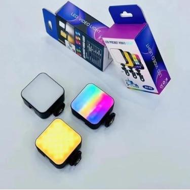 Imagem de Luz de Preenchimento LED, Foto, Video, Self RGB
