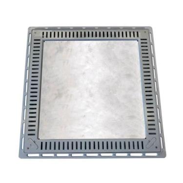 Imagem de Tampa Casa Máquina Piscina Rebaixada Simples Grelha 80x80 C - GDA Indu