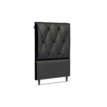 Imagem de Cabeceira Murat Facto Nero Solteiro (8x90x120) - Ortobom