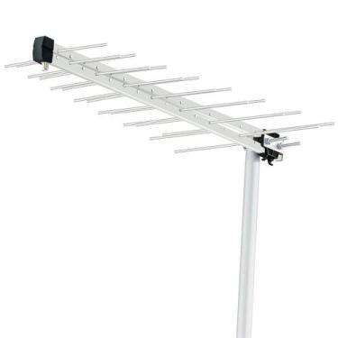 Imagem de Antena Digital Externa Log Para Tv Hdtv-uhf-4k 14dbi 30 Ele - AQUÁRIO