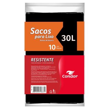 Imagem de Saco para Lixo 30L Tipo B com 10 Unidades Condor 146