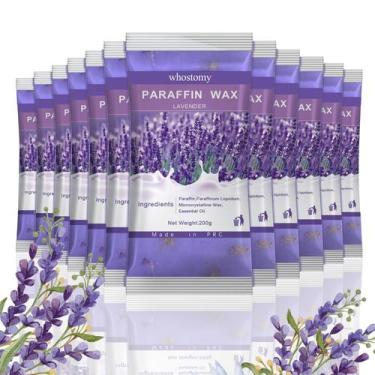 Imagem de Pacote de 12 recargas de cera de parafina whostomy para mãos e pés