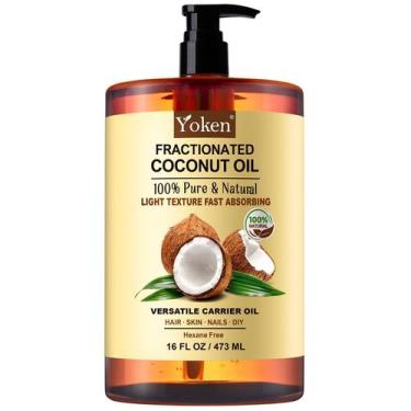 Imagem de Óleo de coco fracionado Yoken 473ml 100% puro e natural