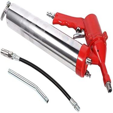 Imagem de Engraxadeira Pneumatica Bomba De Graxa Lubrificador Com Acessorios E Mangueira Flexivel
