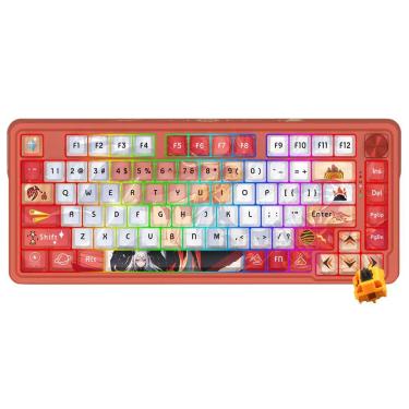 Imagem de Teclado Gamer Redragon Ucal Pro K673AK RGB Layout 75% Sem Fi