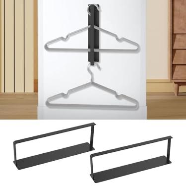 Imagem de Organizador de cabide magnético, suporte de armazenamento para máquina de lavar, empilhador para armário, lavanderia, suporte de armazenamento para adultos ou crianças, empilhador organizador de